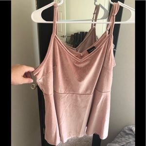 Torrid velvet tank size 0